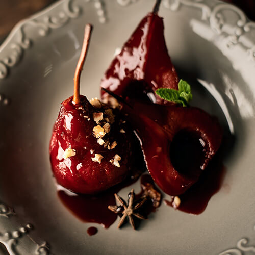 Red Wine Pears