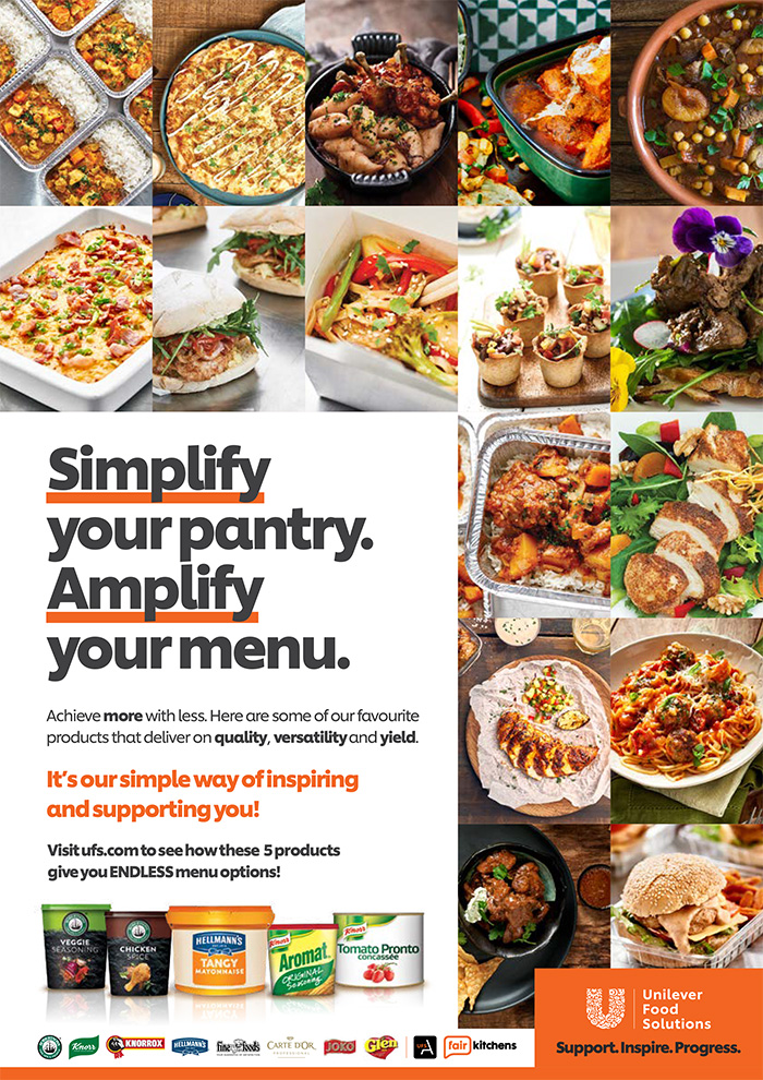 Simplify your pantry. Amplify your menu.