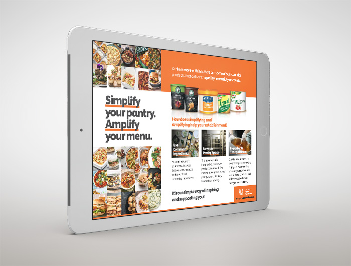 Simplify your pantry tablet application